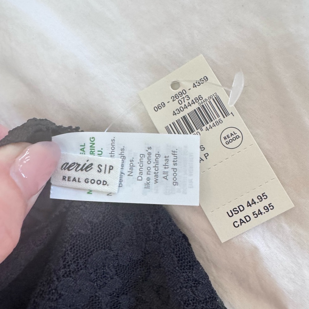 Aerie Show Off Vintage Lace Scoop Bodysuit size Small - NWT, 90’s, Y2K - Picture 6 of 8